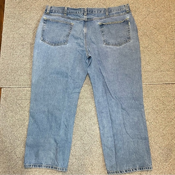 Red Head Denim Jeans Mens Size 44X29 Blue Cotton Straight Leg Workwear - Picture 11 of 11